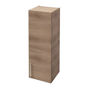 Изображение товара Шкаф-пенал Jacob Delafon Odeon Rive Gauche 40 см, цвет дуб табак, ручка черная, петли справа, EB2571D-R9-E52