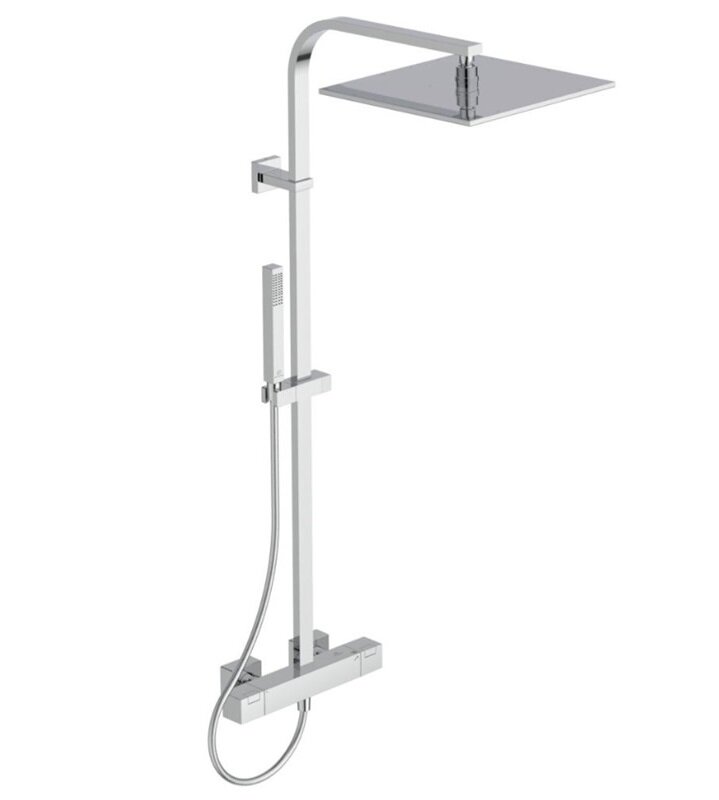 Изображение товара Душевая система Ideal Standard Ceratherm A7542AA T100 термостатическая, хром глянцевый Изображение товара Душевая система Ideal Standard Ceratherm A7542AA T100 термостатическая, хром глянцевый