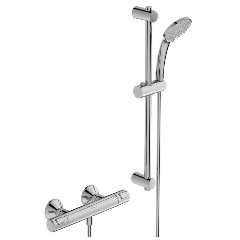 Изображение товара Душевая система Ideal Standard Ceratherm A7203AA Т25 термостатическая с 3 режимами Изображение товара Душевая система Ideal Standard Ceratherm A7203AA Т25 термостатическая с 3 режимами