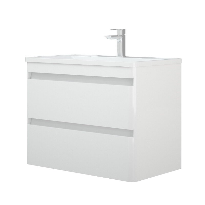 Изображение товара Подвесная тумба под раковину Corozo Алабама 80 Z2 белая МДФ глянец