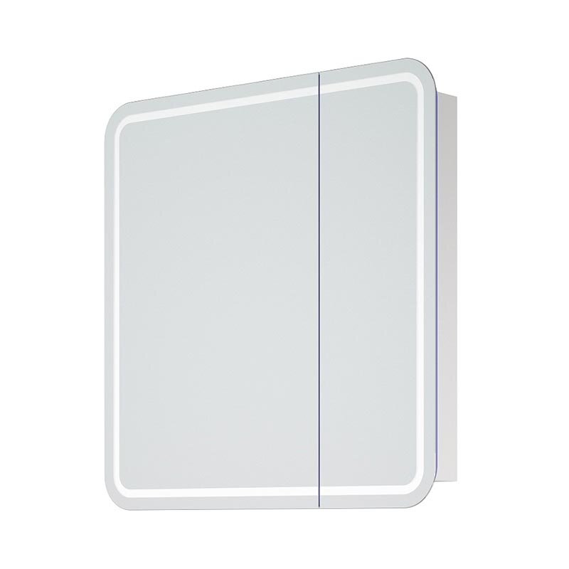 Изображение товара Зеркальный шкаф Corozo Алабама 80/C с LED-подсветкой, белый матовый