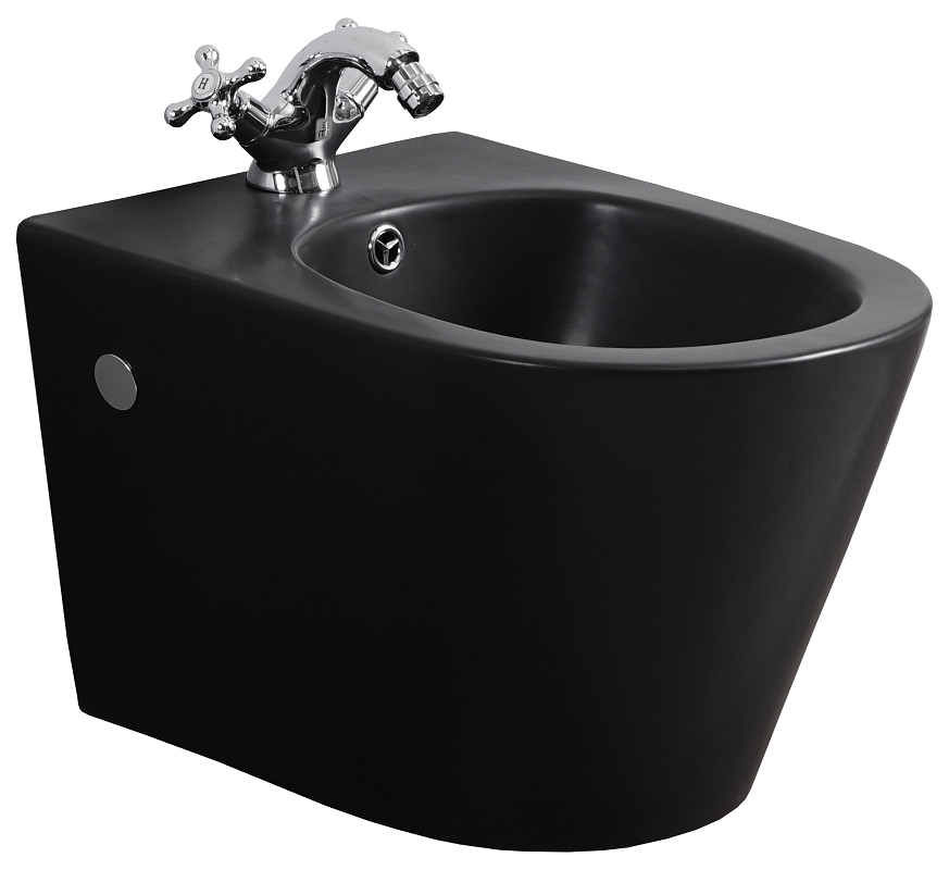 Изображение товара Подвесное биде Timo Inari TK-504 MB черный матовый, высота 52.5 см