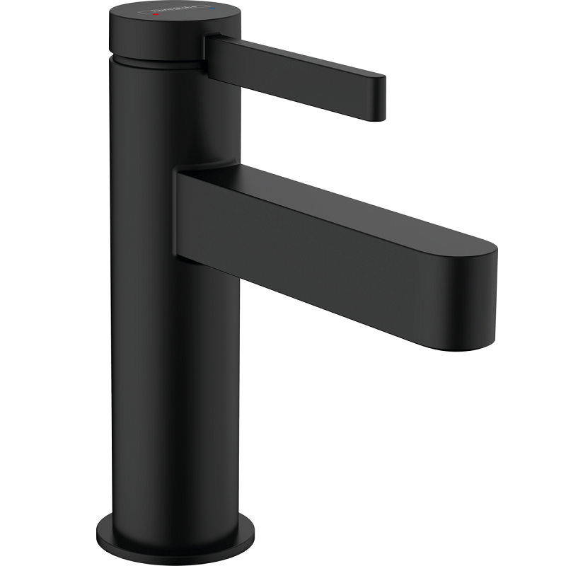 Изображение товара Смеситель для раковины Hansgrohe Finoris, 76010670, с донным клапаном Push-Open, черный матовый Изображение товара Смеситель для раковины Hansgrohe Finoris, 76010670, с донным клапаном Push-Open, черный матовый