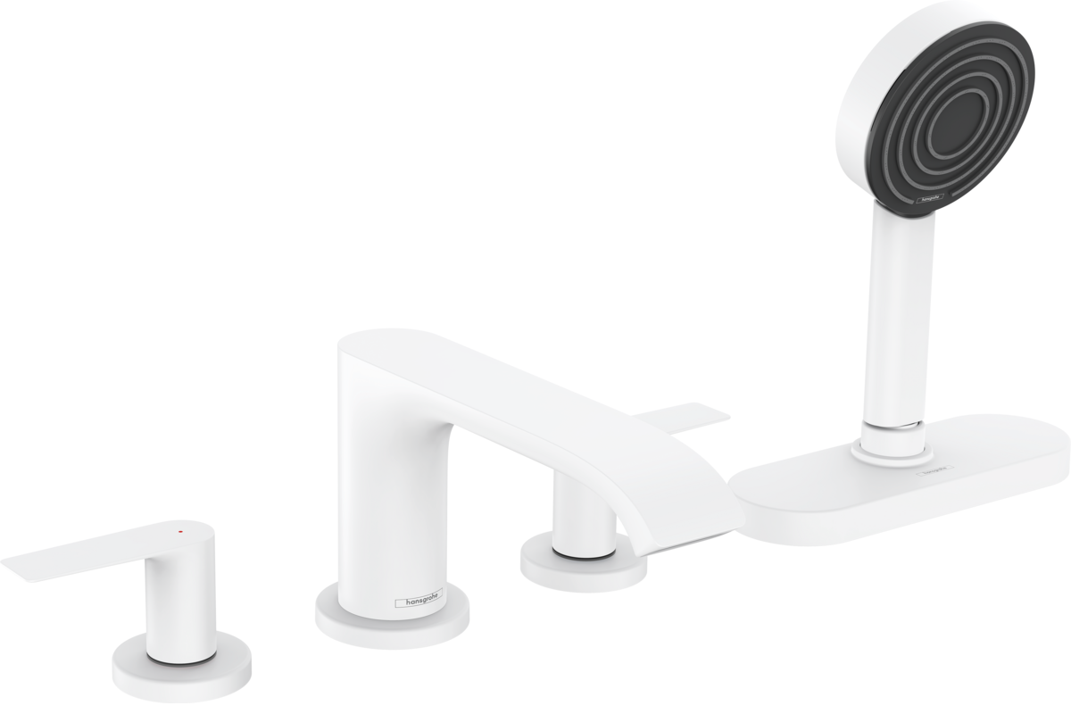 Изображение товара Смеситель для ванны и душа Hansgrohe Vivenis, 75444700, монтаж на борт ванны, белый матовый Изображение товара Смеситель для ванны и душа Hansgrohe Vivenis, 75444700, монтаж на борт ванны, белый матовый