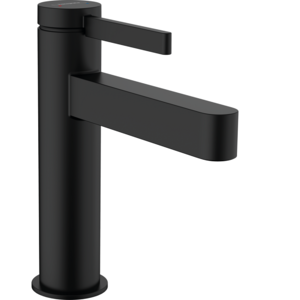 Изображение товара Смеситель для раковины Hansgrohe Finoris, 76023670, с донным клапаном Push-Open, черный матовый