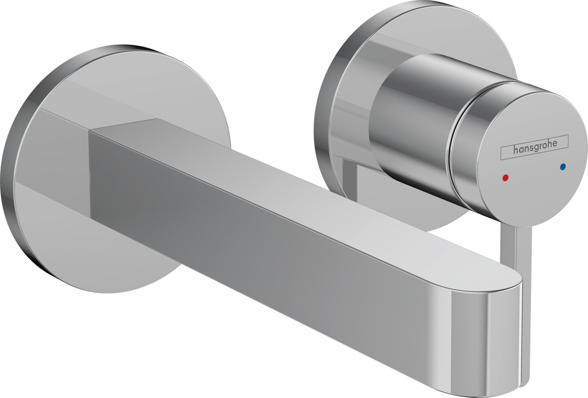 Изображение товара Смеситель для раковины Hansgrohe Finoris, 76051000, со сливным гарнитуром, хром