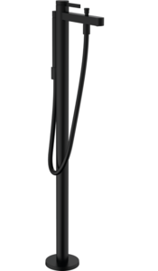 Изображение товара Смеситель для ванны и душа Hansgrohe Finoris, 76445670, напольный, черный матовый