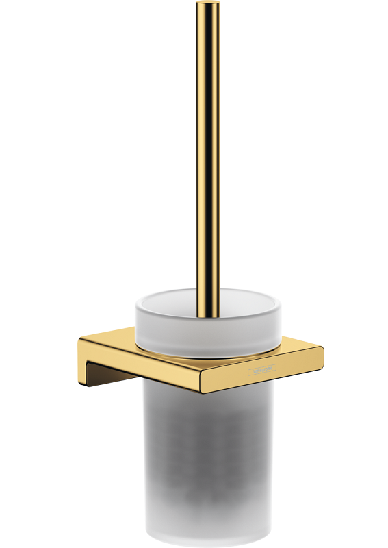 Изображение товара Ёршик для унитаза Hansgrohe AddStoris 41752990 белый золото настенный монтаж