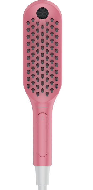 Изображение товара Душевая лейка Hansgrohe DogShower 26640560 3 типа струи розовая