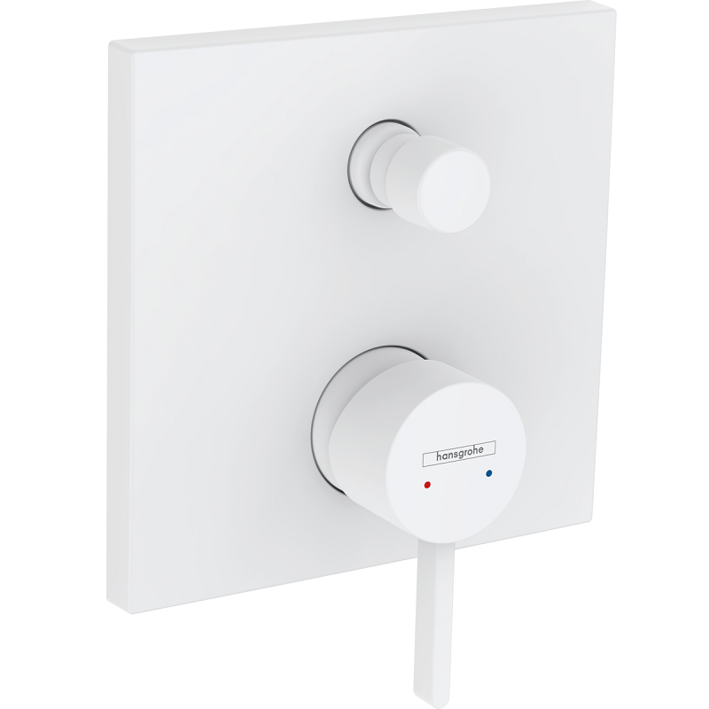 Изображение товара Смеситель для ванны и душа Hansgrohe Finoris белый матовый 76415700