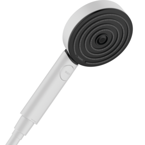 Изображение товара Душевая лейка Hansgrohe Pulsify 24100700 Select S, 3 режима струи, белый матовый, диск графит