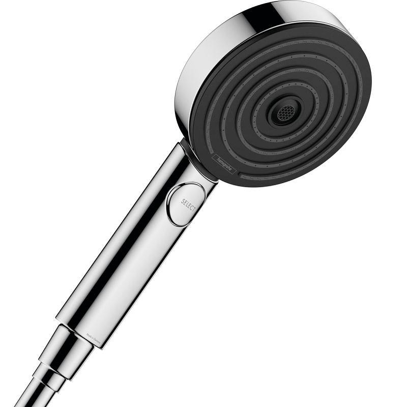 Изображение товара Душевая лейка Hansgrohe Pulsify 24110000 S с 3 режимами, хром, графит