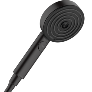 Изображение товара Душевая лейка Hansgrohe Pulsify 24110670 S, лейка Relaxation, 3 режима струи, чёрный матовый, диск графит