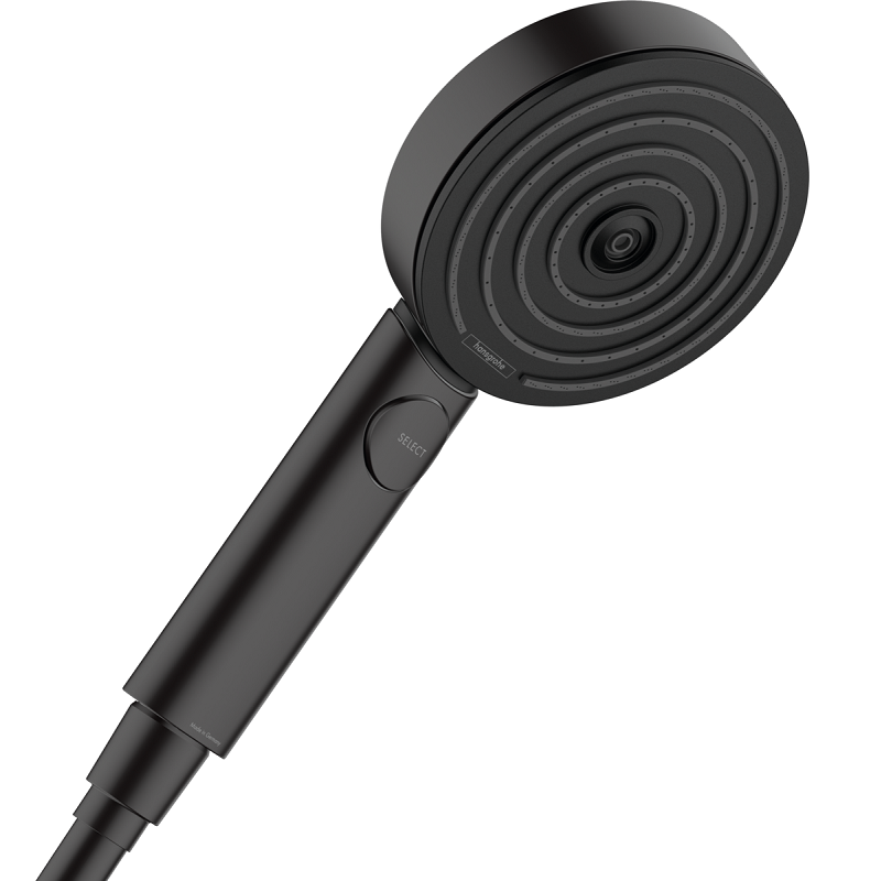 Изображение товара Душевая лейка Hansgrohe Pulsify S 24110670: 3 режима, графит, 105 мм диск Изображение товара Душевая лейка Hansgrohe Pulsify S 24110670: 3 режима, графит, 105 мм диск