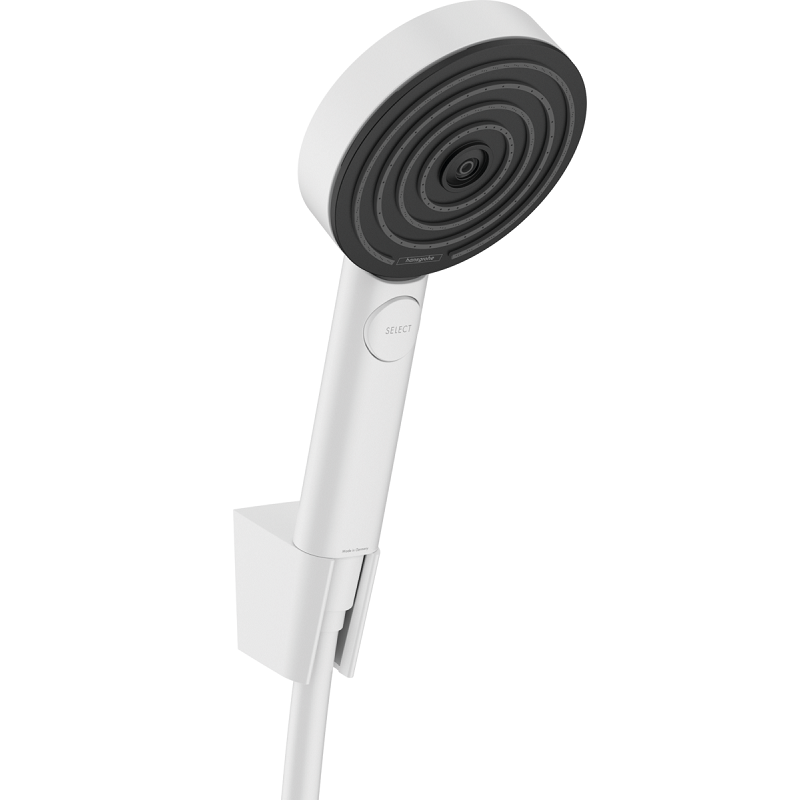 Изображение товара Душевой набор Hansgrohe Pulsify Select 3 режима струи белый и черный