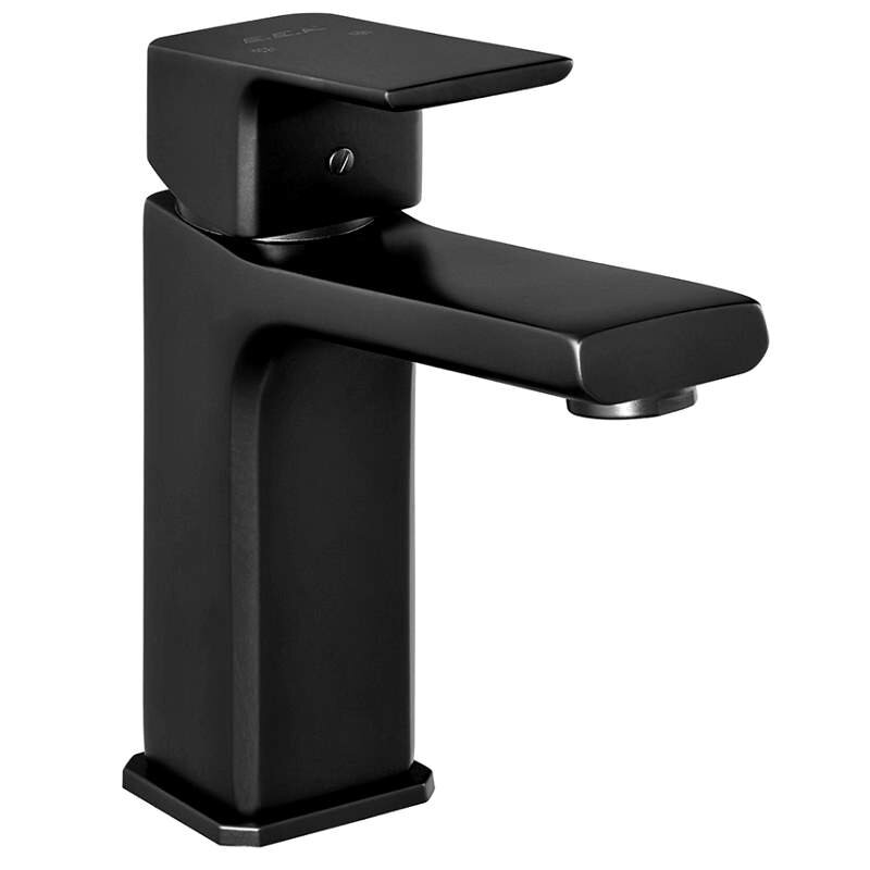 Изображение товара Смеситель для раковины E.C.A Tiera, однорычажный, латунь, матовый черный