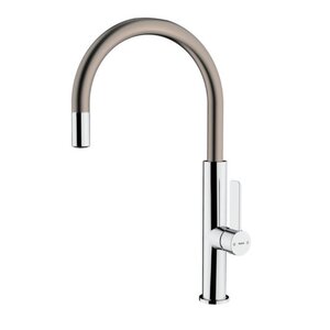 Изображение товара Смеситель для кухонной мойки Teka Рус FOT 995, PVD, титан, хром, 116030035