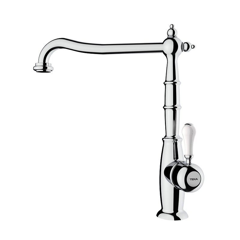 Изображение товара Смеситель для кухонной мойки Teka Рус CL 915 горизонтальный однорычажный хром