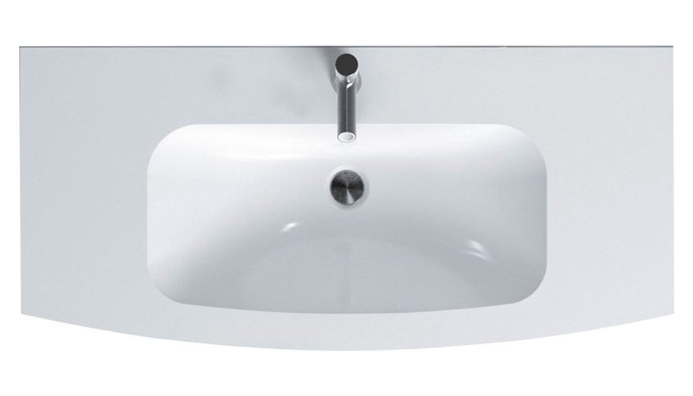 Изображение товара Раковина Jacob Delafon Nona EB1881RU-00 100 см белая для ванной комнаты