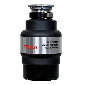 Изображение товара Измельчитель пищевых отходов Teka TR 34.1 V TYPE с пневмокнопкой, черный, 40197111