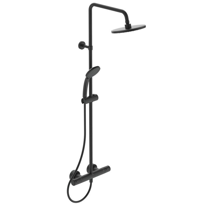 Изображение товара Термостатическая душевая система Ideal Standard Ceratherm A7545XG черный матовый