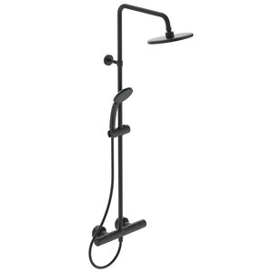 Изображение товара Душевая система Ideal Standard Ceratherm A7545XG T25 термостатическая, черный матовый