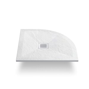 Изображение товара Душевой поддон Vincea 90x90 см из искусственного камня, белый матовый, низкий