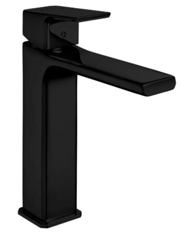 Изображение товара Смеситель для раковины E.C.A Tiera, однорычажный, матовый черный, Турция