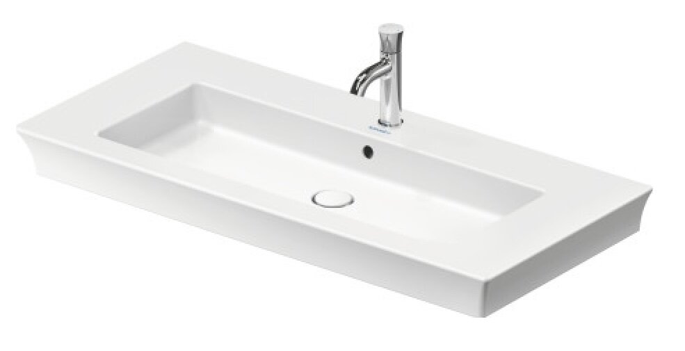 Изображение товара Раковина Duravit White Tulip 105 см, белый фарфор