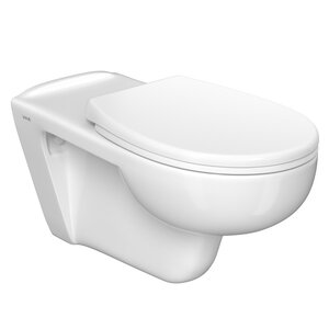 Изображение товара Подвесной унитаз Vitra Conforma 5810B003-6234, безободковый, с сиденьем, для людей с ограниченными возможностями