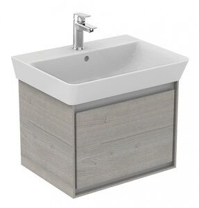 Изображение товара Тумба под раковину Ideal Standard Connect Air Cube 60 см подвесная светло-серое дерево
