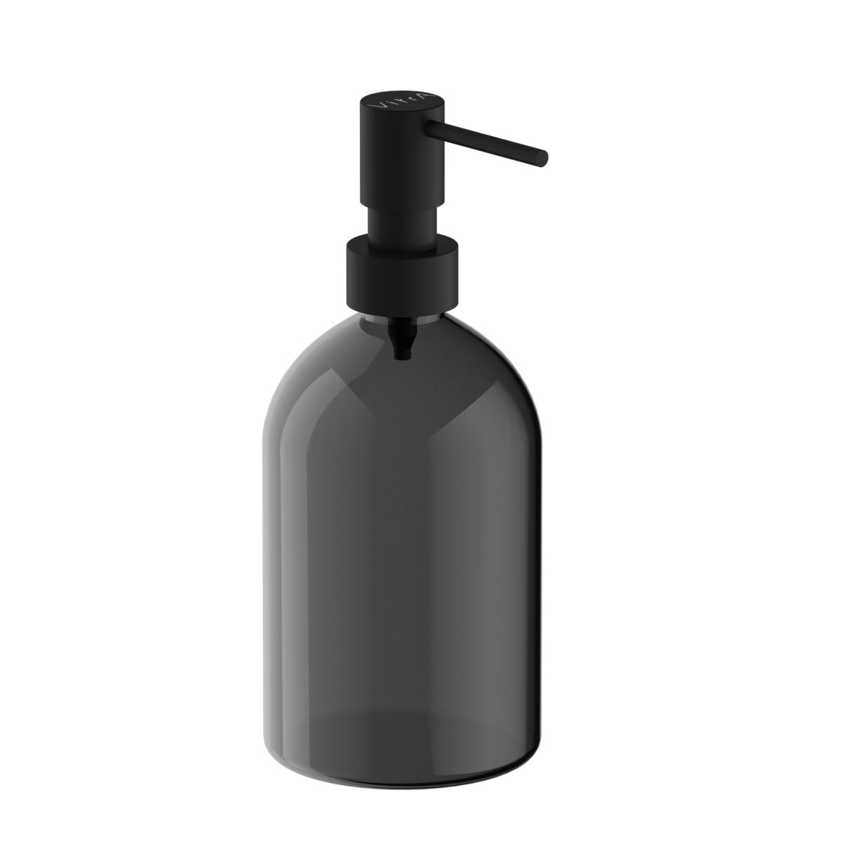 Изображение товара Диспенсер для жидкого мыла Vitra Origin черный матовый 8.1x9.9x19.8 см
