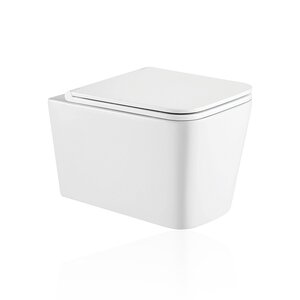 Изображение товара Подвесной унитаз Koller Pool Kvadro KR-0530-RW, крышка микролифт, белый