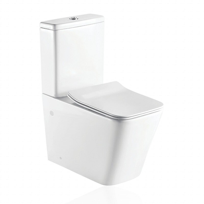 Изображение товара Унитаз Koller Pool KR-0675-RC-C безободковый с двойным сливом и микролифтом Изображение товара Унитаз Koller Pool KR-0675-RC-C безободковый с двойным сливом и микролифтом