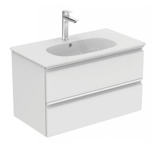 Изображение товара Тумба под раковину Ideal Standard Tesi 80 см, подвесная, белый глянцевый, T0051OV