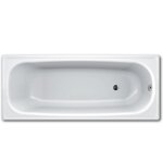 Ванна стальная Koller Pool 130 х 70 см, белая, B30E1200E - фото 1