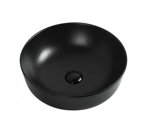 Изображение товара Раковина Aquanet Moon-1-MB накладная 41.5 см черная дизайнерская