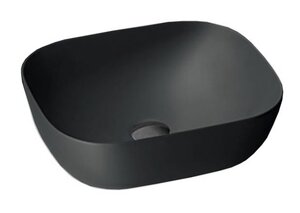 Изображение товара Раковина Aquanet накладная Lake-1-MB, 00245829, 50 см, керамика, черная матовая