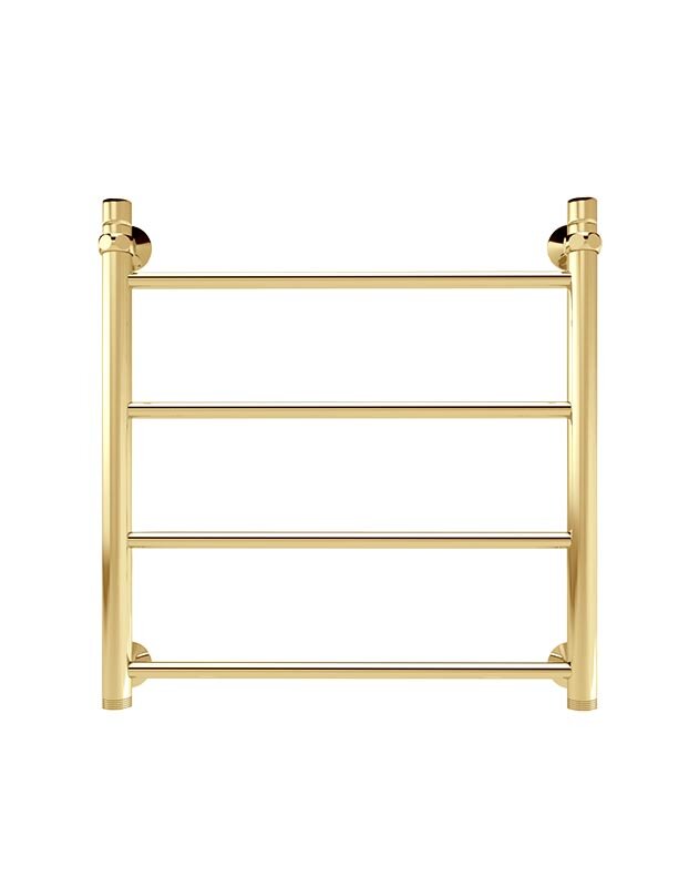 Изображение товара Полотенцесушитель водяной Indigo Line, ширина 50 см, высота 60 см, 1 дюйм, золото, LLW60-50GDK3