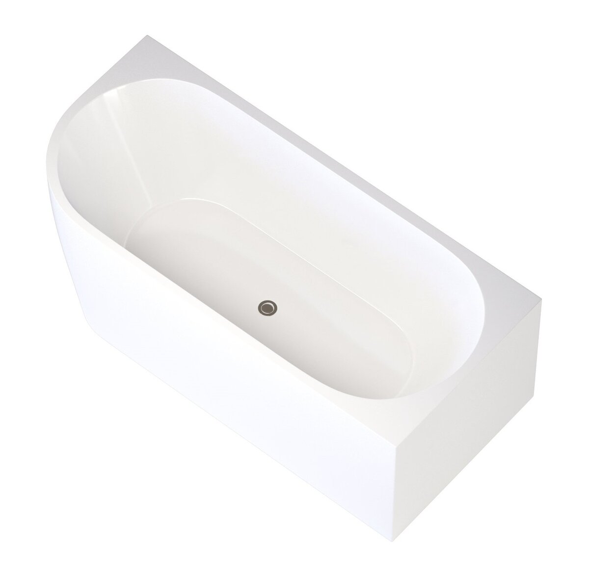 Изображение товара Ванна акриловая Aquanet Family Elegant B 180 x 80 см, правая, белый матовый, 260055