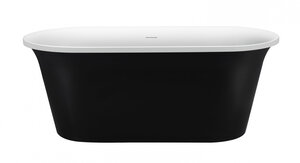 Изображение товара Ванна акриловая Aquanet Family Smart 170 x 78 см, черный глянцевый, 261053
