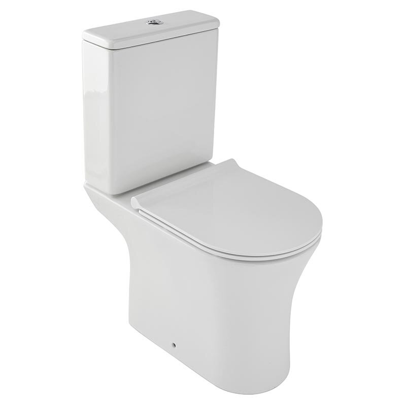 Изображение товара Безободковый напольный унитаз Jacob Delafon Aleo с быстросъемным сиденьем