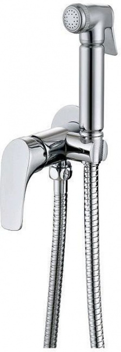 Изображение товара Гигиенический душ Aquanet Atletic 225485, AF310-52C, со смесителем, хром