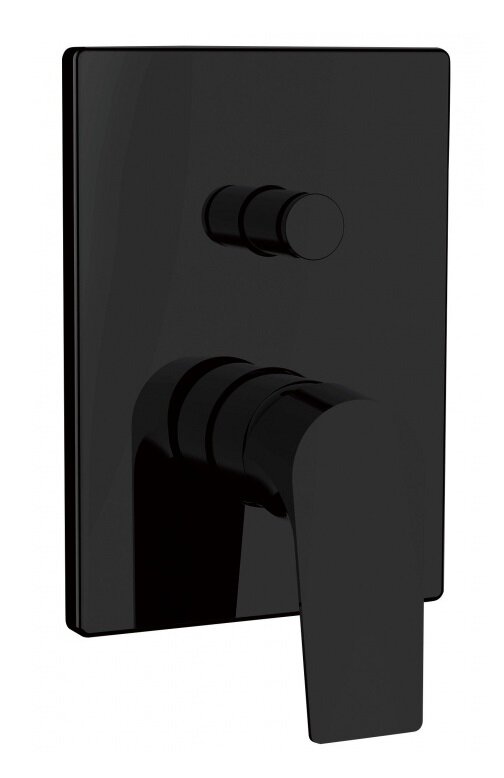 Изображение товара Смеситель Aquanet Static AF330-51B для душа черный матовый встраиваемый