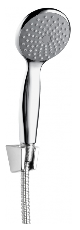 Изображение товара Душевой гарнитур Aquanet AF000-06C, лейка 1 режим, держатель, шланг, хром, 246852