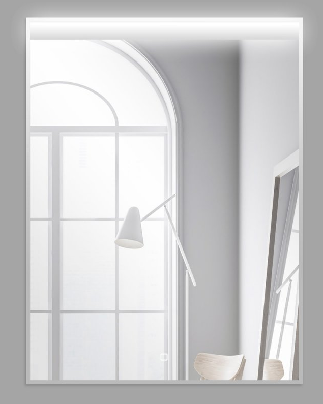 Изображение товара Зеркало BelBagno SPC-UNO 50 см с подсветкой белое для ванной Италия