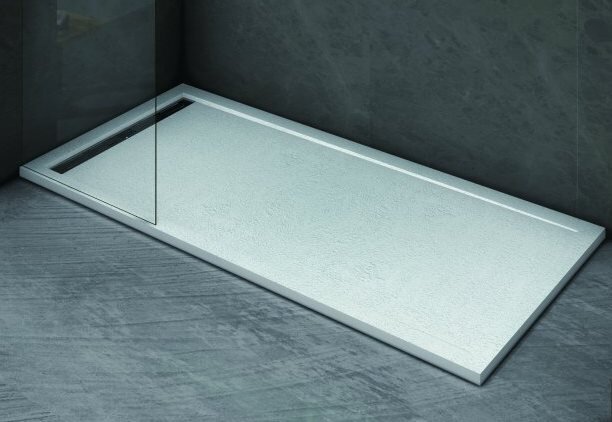 Изображение товара Душевой поддон из искусственного мрамора Cezares Tray 160x90 см низкий белый Италия