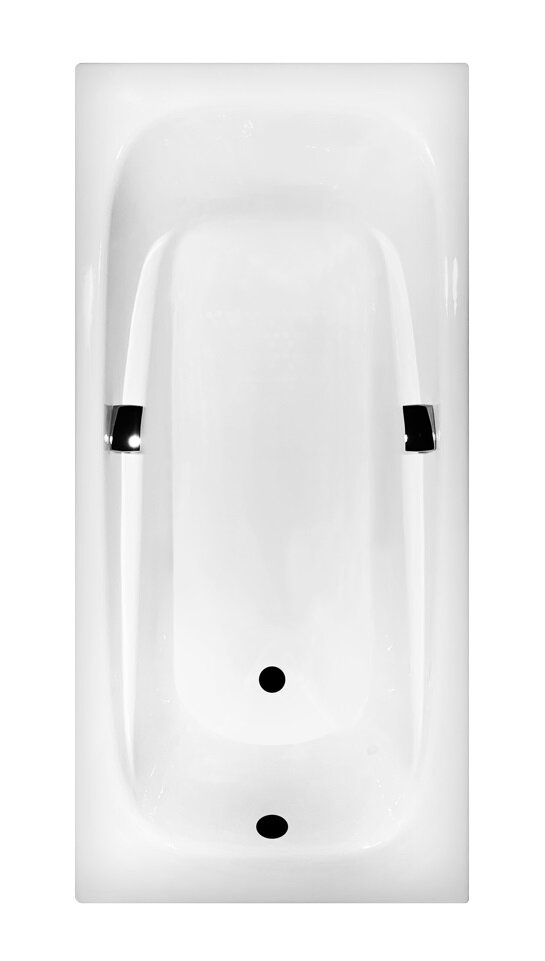 Изображение товара Ванна чугунная Byon Ide 180 x 85 см, с ручками, белая, Н0000369