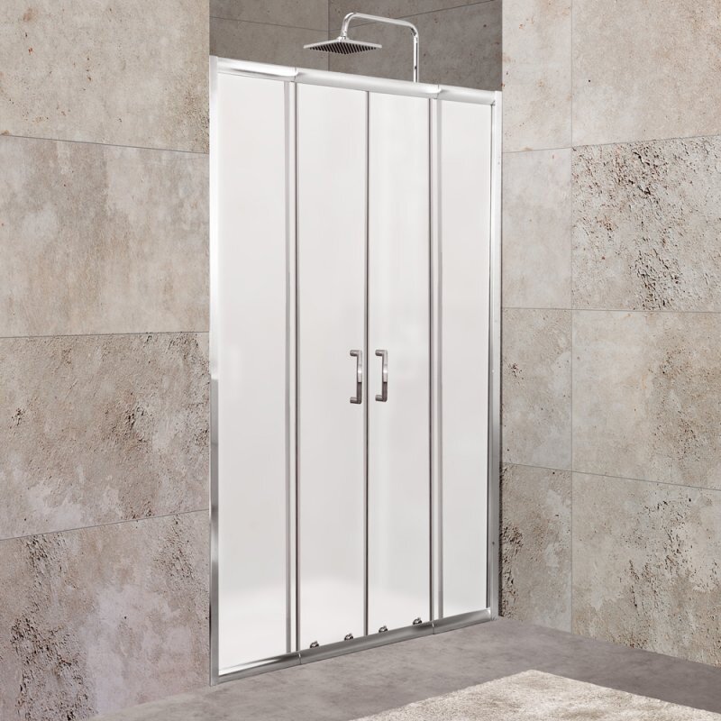 Изображение товара Душевая дверь в нишу BelBagno UNIQUE-BF-2-170/200-M-Cr, 170-200 см, стекло матовое, профиль хром Изображение товара Душевая дверь в нишу BelBagno UNIQUE-BF-2-170/200-M-Cr, 170-200 см, стекло матовое, профиль хром