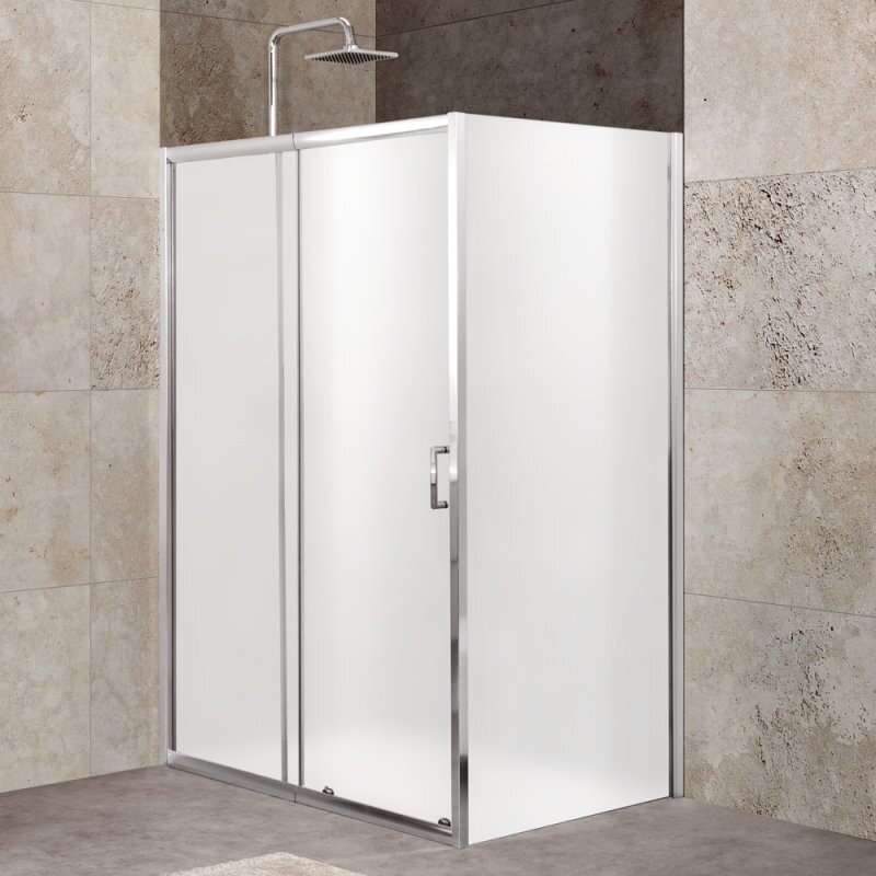 Изображение товара Душевой уголок BelBagno UNIQUE-AH-1 с матовым стеклом и хром-профилем Изображение товара Душевой уголок BelBagno UNIQUE-AH-1 с матовым стеклом и хром-профилем